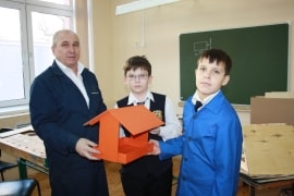 Урок труда – изготовление скворечников